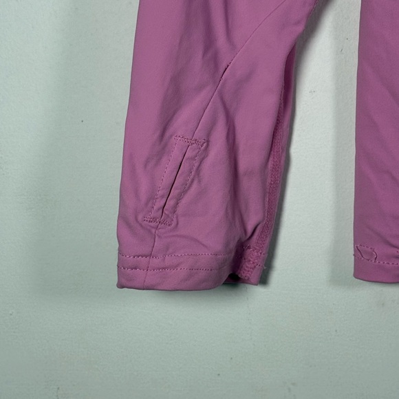 Zaclotre‎ Child Mauve V Neck Long Sleeve Sun Hoodie Rash Guard Top Size 120 - Picture 7 of 14